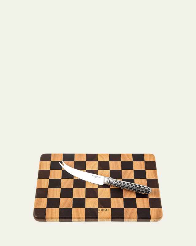 Check Cheese Board Set